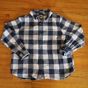 L.L. Bean XL Womens Plaid Shirt Jac with pockets!